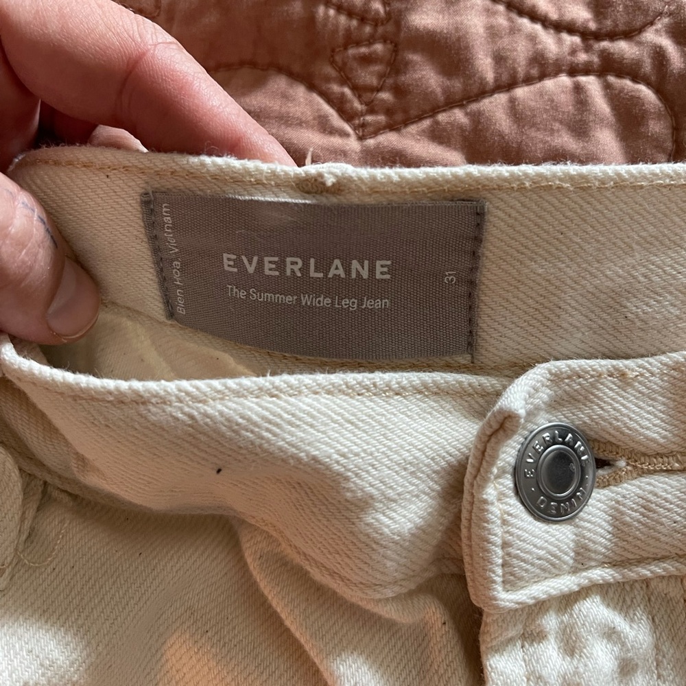 Everlane - summer wide leg pants - 31